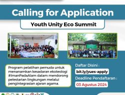 Gajahlah Kebersihan Lampung Open Recruitment Peserta YUES